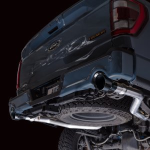 Ford F-150 Performance Exhaust - AWE Tuning - 0FG Resonated Cat-Back - Diamond Black - `21-`27 Ford F-150 Performance Exhaust - AWE Tuning - 0FG Resonated Cat-Back - Diamond Black - `21-`27
